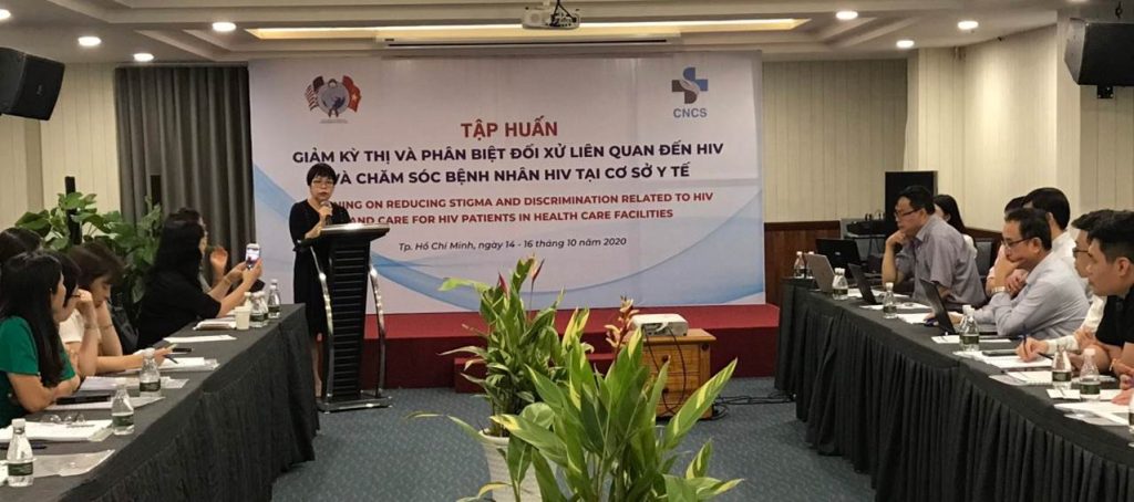 Khóa Đào tạo giảm kỳ thị và phân biệt đối xử liên quan đến HIV và chăm sóc bệnh nhân HIV tại cơ sở y tế